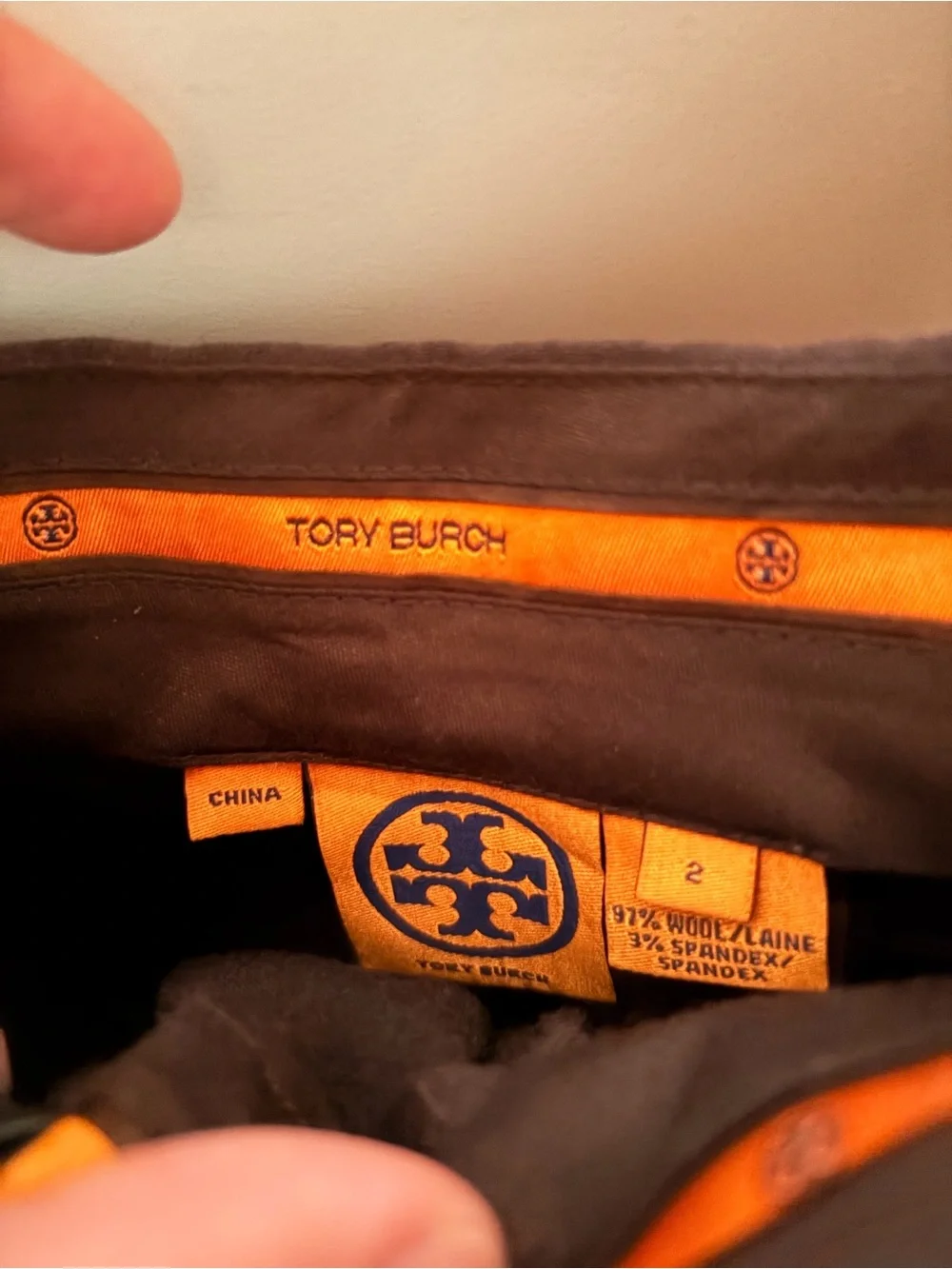Tory Burch Chocolate Brown Flare Pants